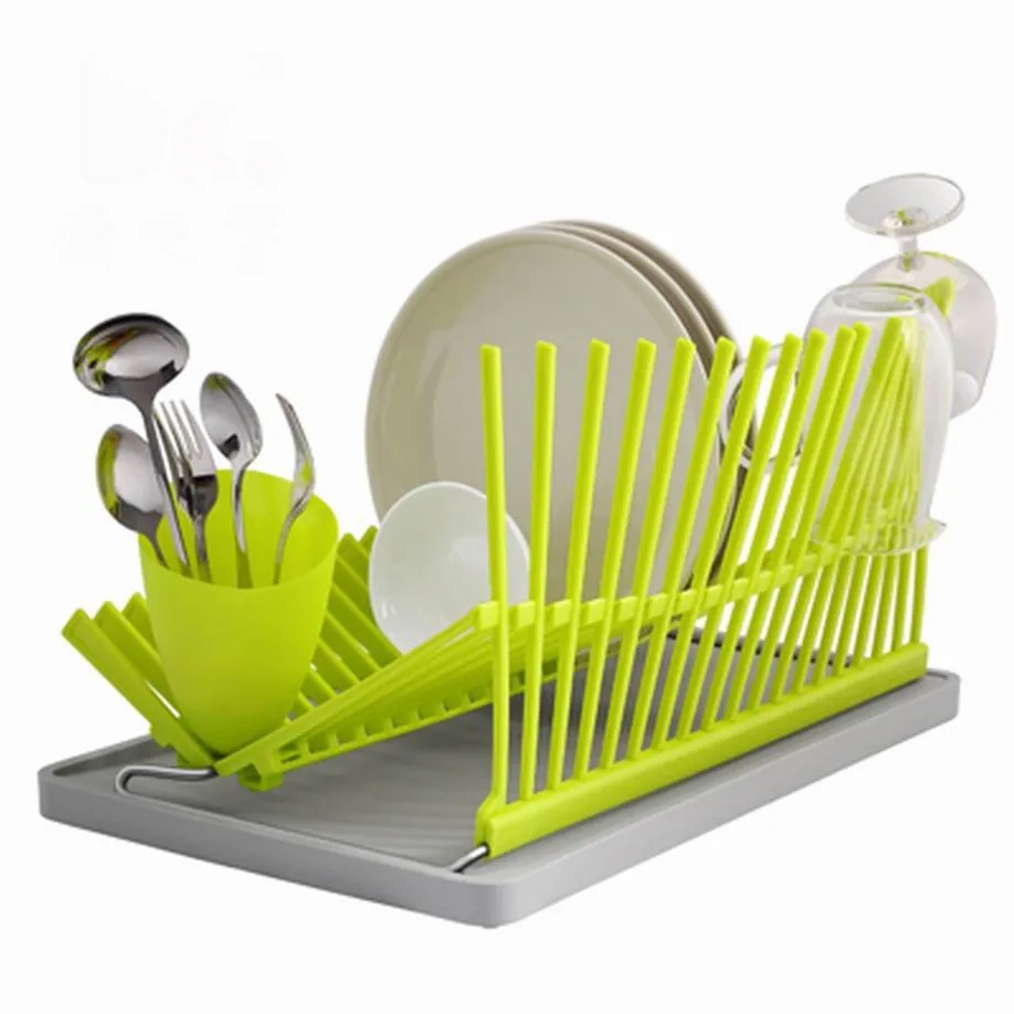 Green Fashion Kitchen Tool Dish Rack/dish Drainer Rack Buy Plastic