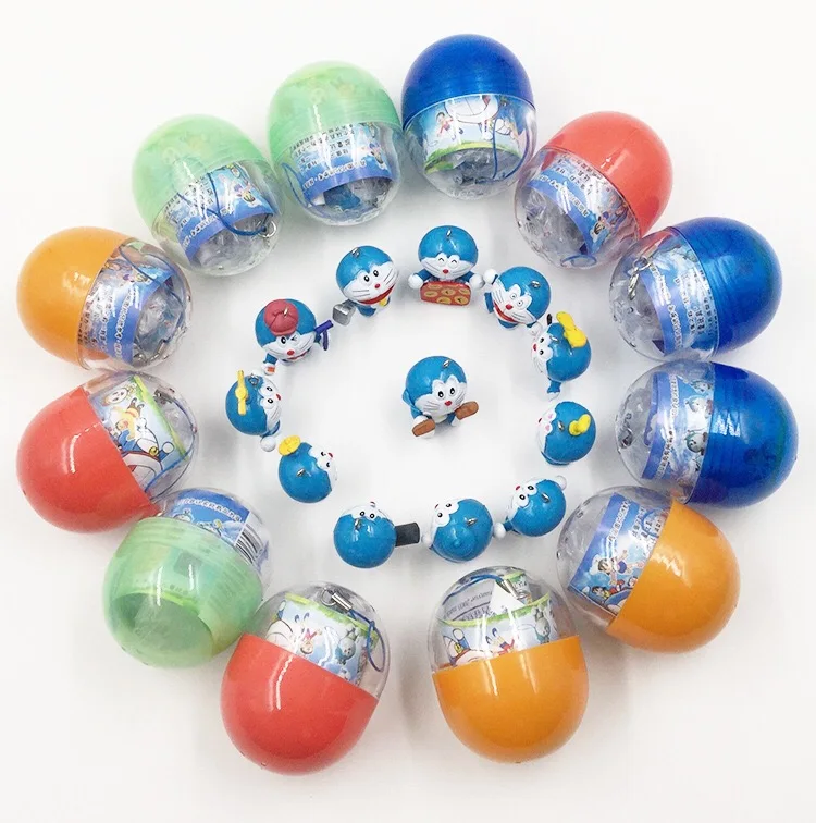 
Custom Plastic Cute Mini Animated Character Gashapon Capsule Toys 