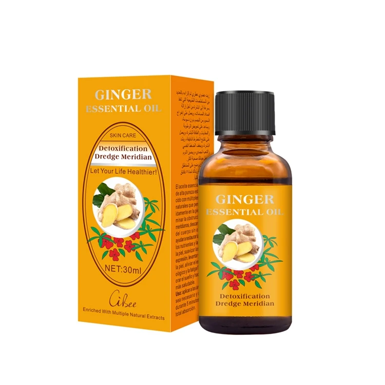 

UONOFO high quality spa oem ginger essential oil gift set pure natural body relaxing massage oil