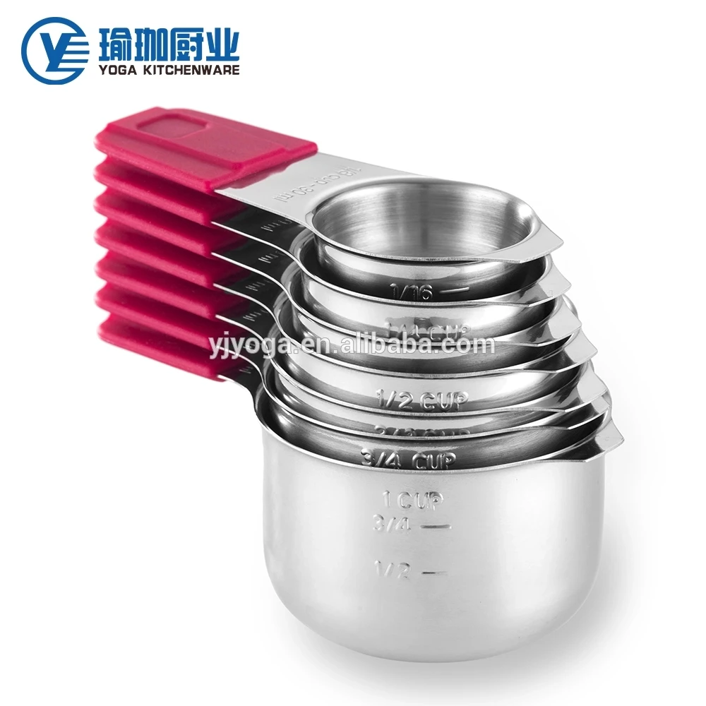 Wholesale Measuring Cups 7 Pcs Measuring Cups Stainless Steel With
