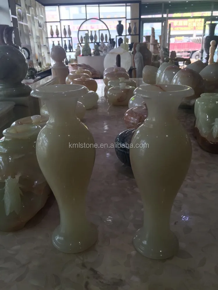 
Onyx Marble Stone Flower Vases 
