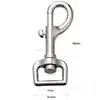 Custom-made single swivel carabiner snap hook brass plating