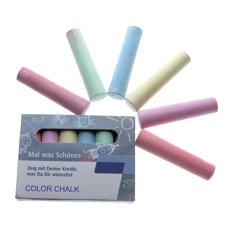 
20 pcs dustless color chalk blackboard chalk with high quality and competitive price for school 