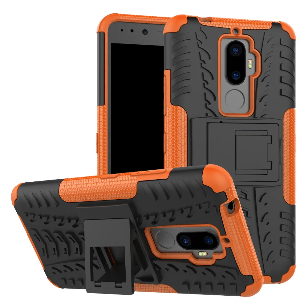 

Hybrid PC TPU Tire Pattern Combo Armor Phone Case for Lenovo K8 note, Various colors available