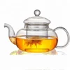 800ml Best Seller Teaware Ultra Clear Borosilicate Glass Tea Pot with Infuser for Blooming Tea