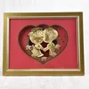 Sweet Gift For Newly married 24K 3D Gold Plated Phote Frame