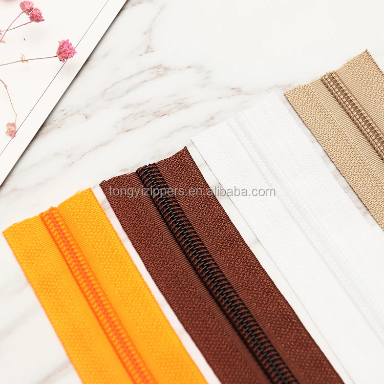 2022 Hot Sale Full Size High Quality Garment Zipper 5 Nylon Zipper