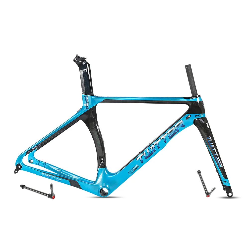 China Cheap bicycle frame factory 700c aero racing t800 18k carbon road bike frame disc brake