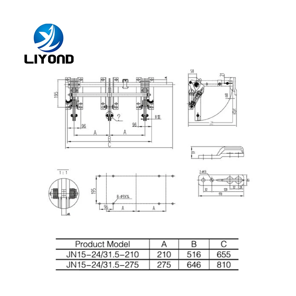 LYE101-4 12KV earthing switch