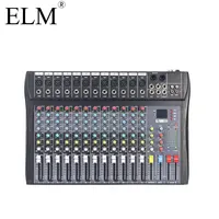 

AT-120S ELM 12 Channel Mixer Outdoor Performance Family KTV sound console usb bluetooth audio mixer