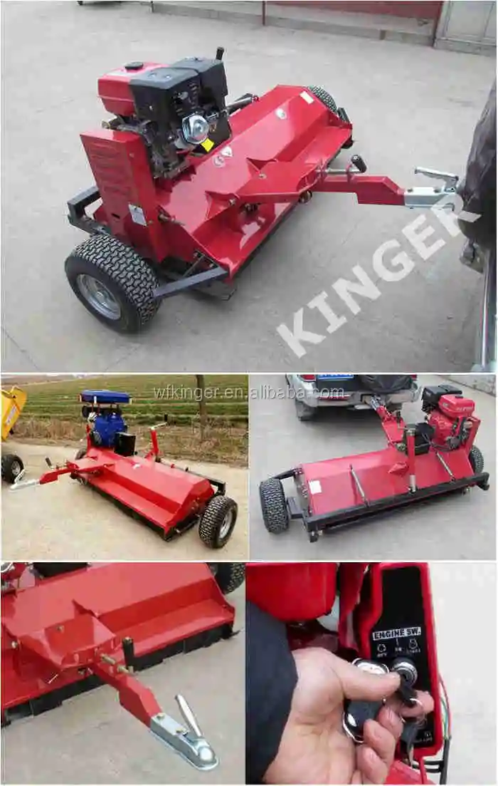 Ce Certificate 15hp Gasoline Power Atv Tow Behind Fail Mower Buy