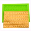 2019 New Custom weave pattern road fondant mold cake decoration tools fondant silicone mold