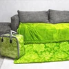 winter weighted bedroom set sofa relax flannel fleece patchwork quilt