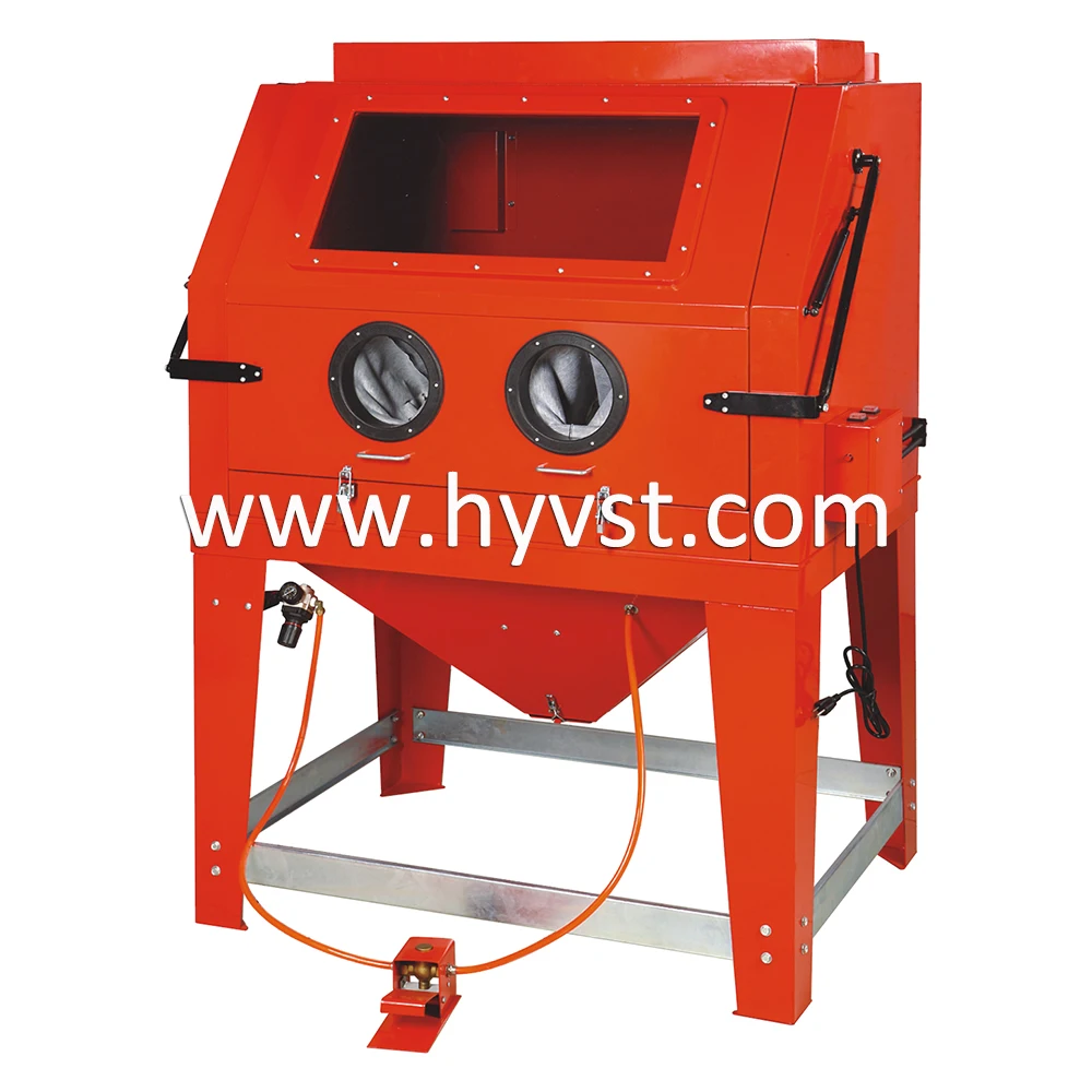 Hyvst 990l Capacity Industrial Cabinet Sandblaster Electic Bench