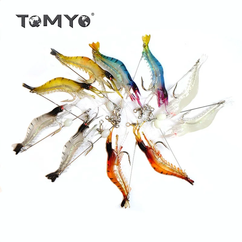 

ToMyo Amazon Best Selling Outdoor Fishing Soft Shrimp Lure, Various