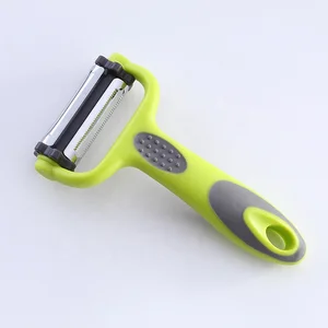Image of stainless steel 3 in 1 fruit slicer LD1046 Hot selling Y shape PP handle fruit and tools apple vegetable rotating peeler