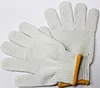 Bleached white working cotton gloves CC-1