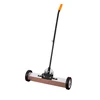 Warehouse Strong Pull Force 18Inch Rolling Magnetic Floor Sweeper With Release