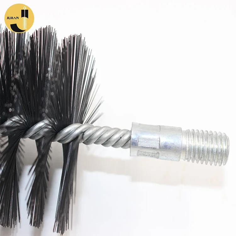 Wholesale 8inch 10inch Round Steel Fireplace Chimney Cleaning Brush