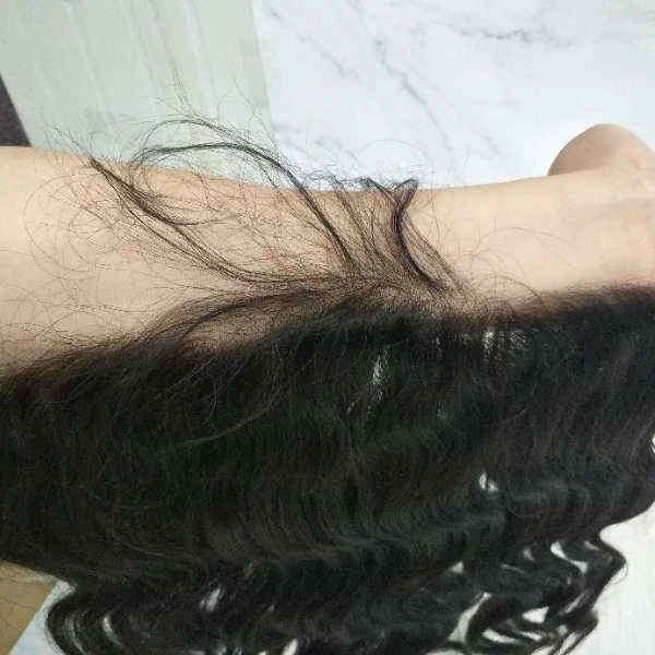 

Virgin hair bulk wholesale cuticle aligned hair transparent lace frontal