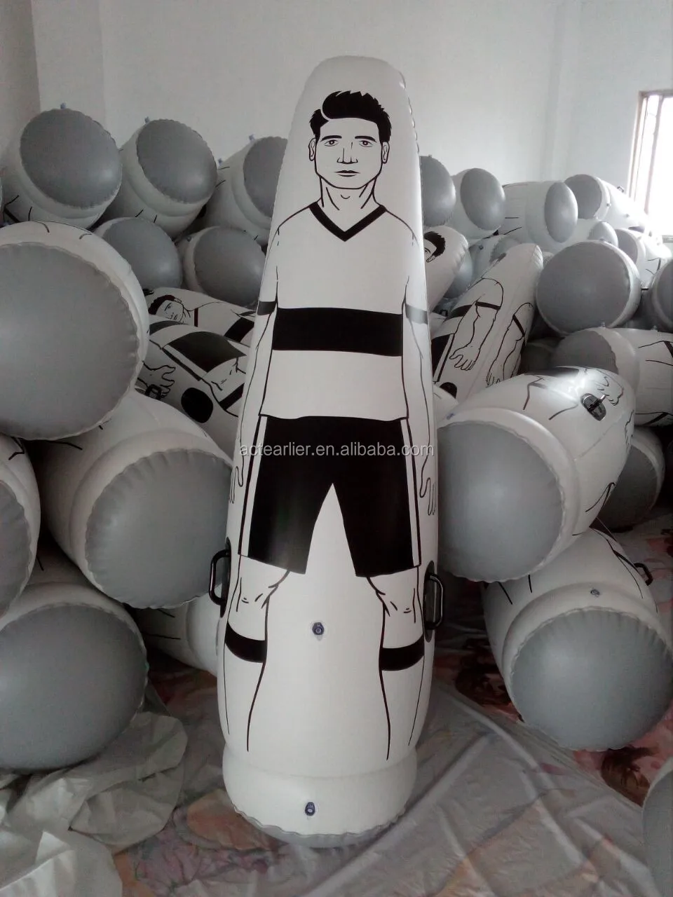 2.0m Height Inflatable Football Dummy For Training Soccer Training