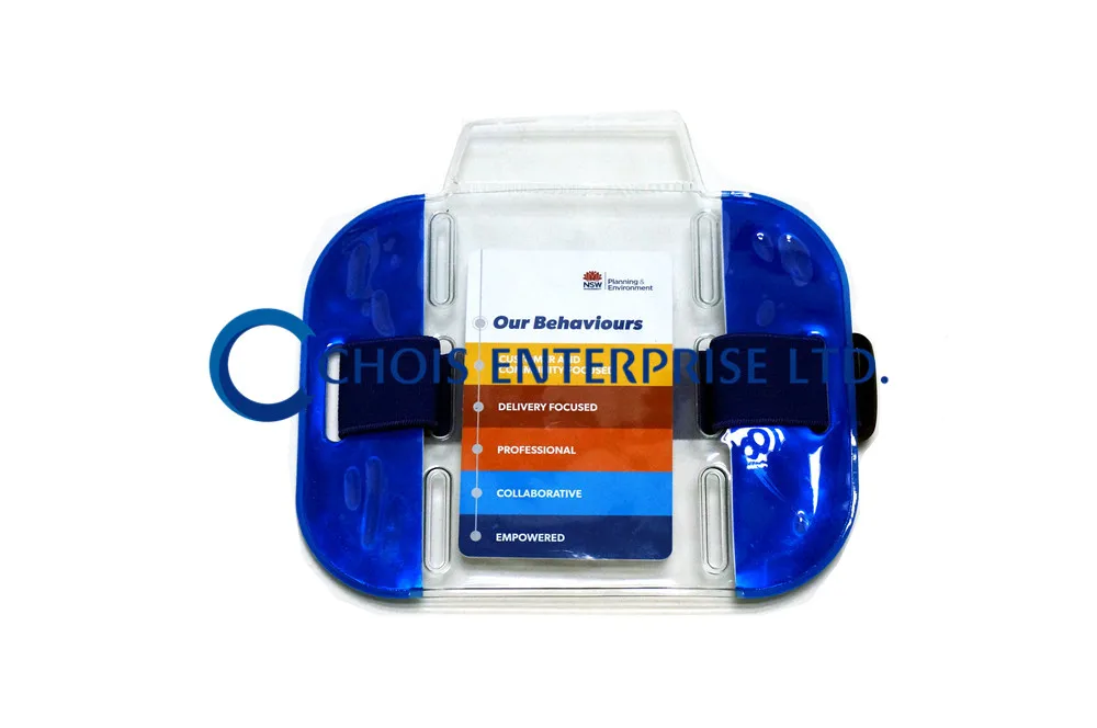 Security Armband Holder Arm Band Badge Holder With Flexible Elastic