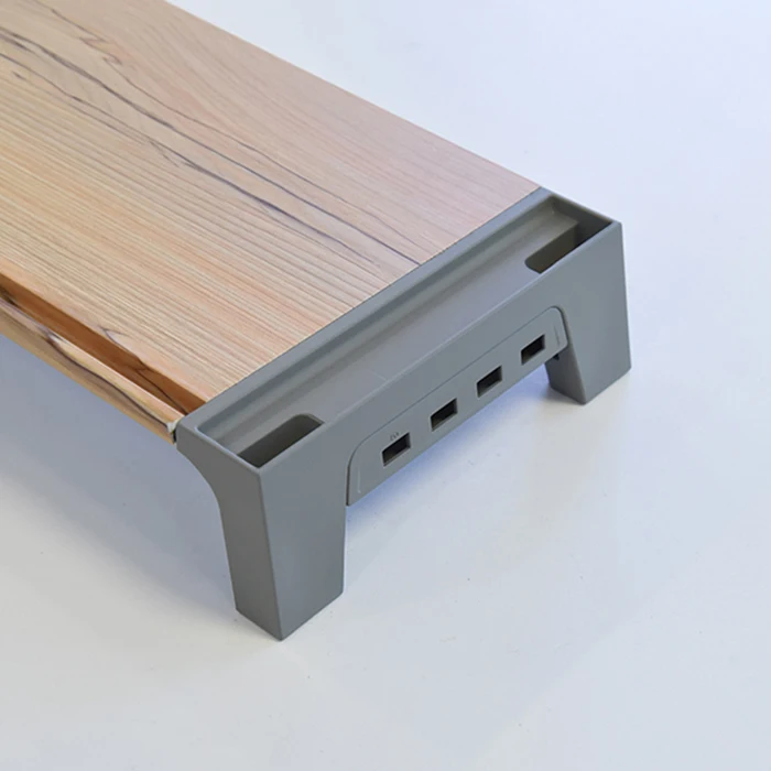 

Wood Monitor Stand Riser with Organizer Tray Slots for Storage Great for Monitor , Computer and Laptop, Natural