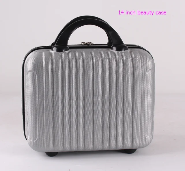 Bright Color Travelling Luggage Set Airport Abs Suitcase Hard Shell