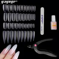 

Nail Accessary Set Extension Flare Press On Nail Tips Kit