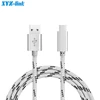 For iphone 6 usb charger cable nylon braided inside 3ft usb cable, data charging cable