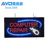 Hot Sale Indoor Electronic Acrylic LED Sign Display For Computer Shop