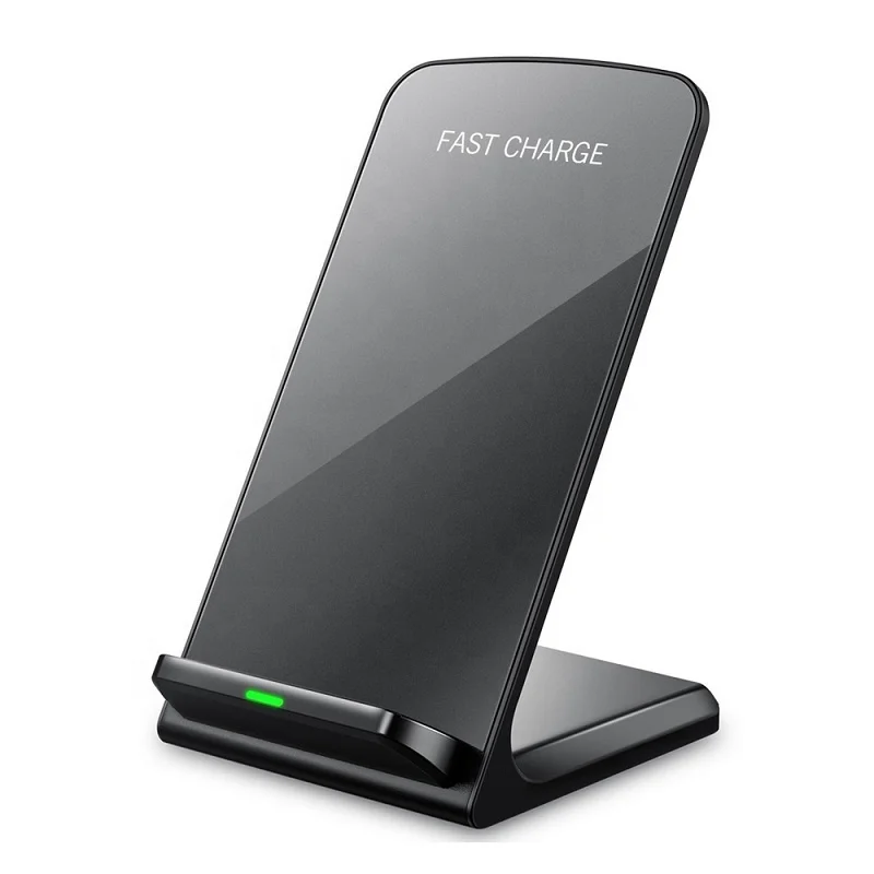 

Amazon Hot Sell Universal Wireless Charger 10W Fast Qi Wireless Charging Pad For Smart Mobile Phone With Dock Non-Slip Pad, Black;white