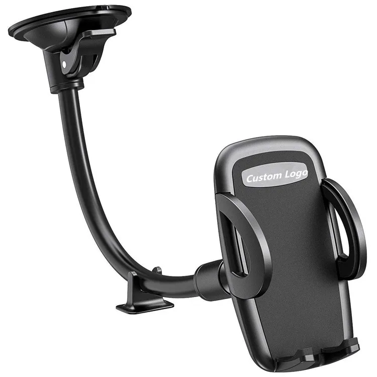 Universal Long Arm Windshield Car Mobile Phone Holder 360 Full Flexible Rotation Phone Holder Car Mobile Phone Support