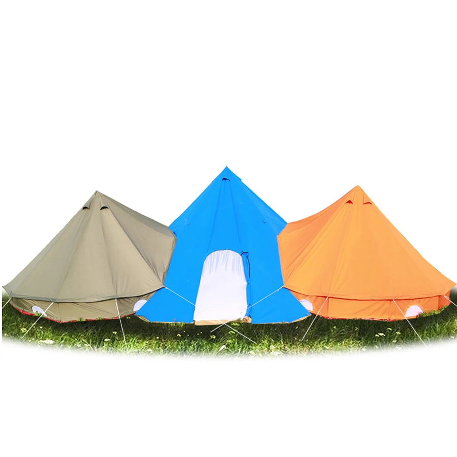 3M 4M 5M 6M cotton canvas marquee tent glamping bell tent