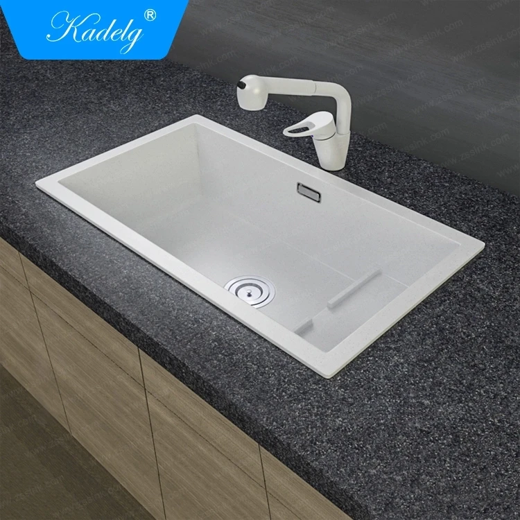 Hottest products Undermount Granite Kitchen Sink Single Bowl Quartz Sink