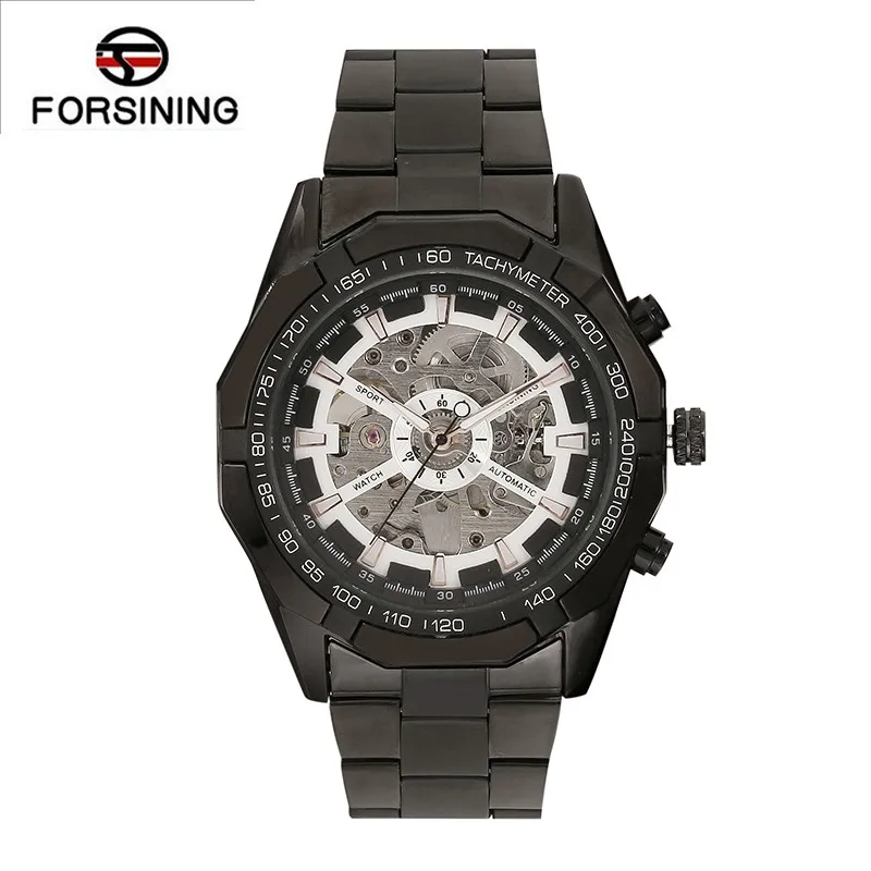 

Top Brand Luxury Forsining watch men fashion Relogio masculino Automatic mechanical gold skeleton watch tourbillion wristwatch
