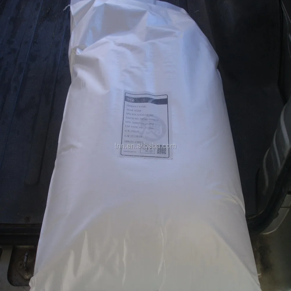 
25kg kraft bag 9002-18-0 best quality Agar Agar 