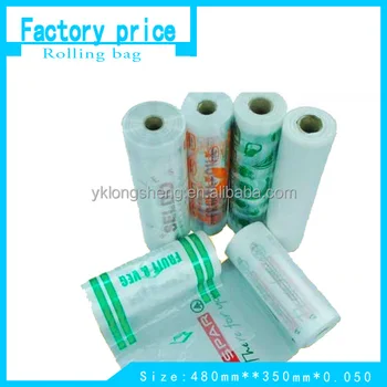 cylindrical plastic bags
