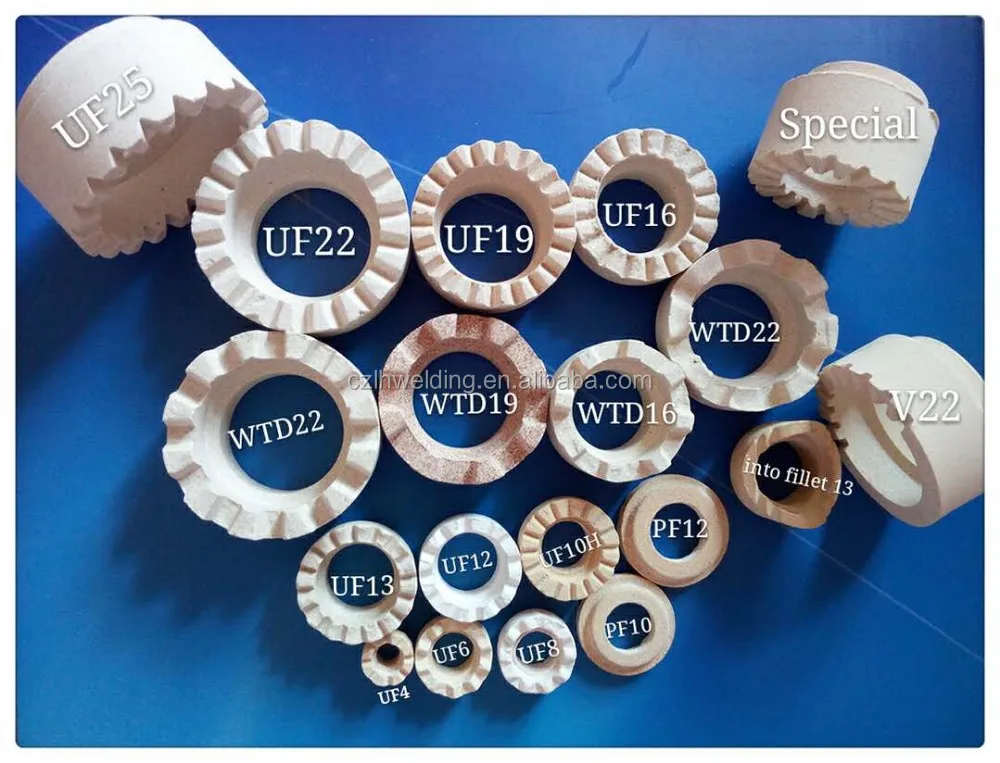 Ceramic Ferrules for Stud Welding - UF19 Ceramic Ring for Steel ...
