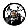 Modern Design Clock United State New York Cityscape Decorative Wall Clock Vintage Vinyl Clock Time Clocks Home Decor