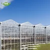 UNIQUE multi span polycarbonate pc poly tunnel plastic agricultural greenhouse for sale
