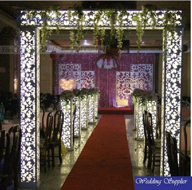 
Fashionable cream white decorative wedding arch wholesale 
