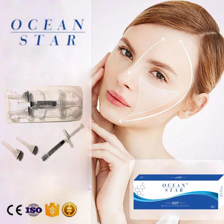 

1ml hyaluronic acid dermal filler, Transparent
