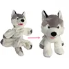 30cm new children toys manufacturer direct gray push toy dog husky stuffed animals