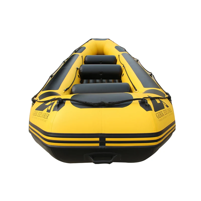 

6-8 person inflatable raft boat white water rafting lake rafts, Red