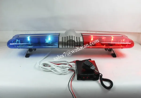 Police Rotator Warning Lightbar/12v Red Blue Traffic Signal Light ...