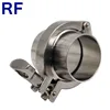 RF Stainless Steel 304 316L Pipe Fitting Sanitary Weld Ferrule + Tri Clamp + PTFE Gasket Set