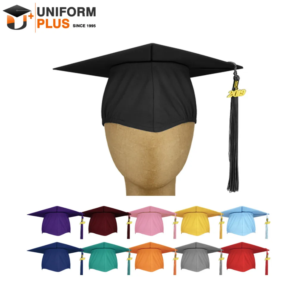 Wholesale Matte Fabric Blue University Graduation Gown And Uniform