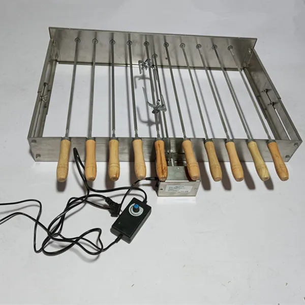 Rotating Motorized Battery Operated Rotisserie Grill Bbq Electric