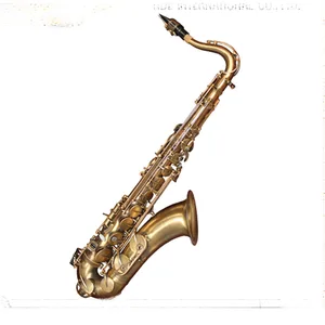 Professional grade tenor saxophone, antique bronze color, italian pro pisoni pads